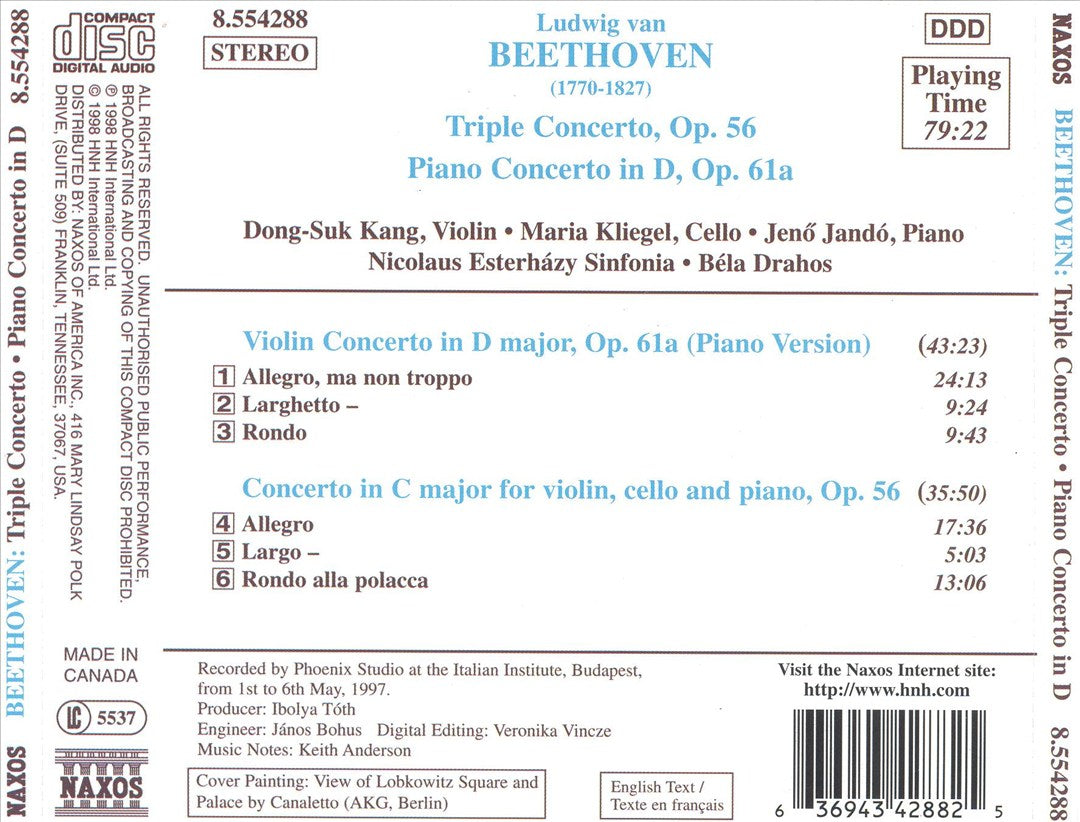 Beethoven: Triple Concerto cover art