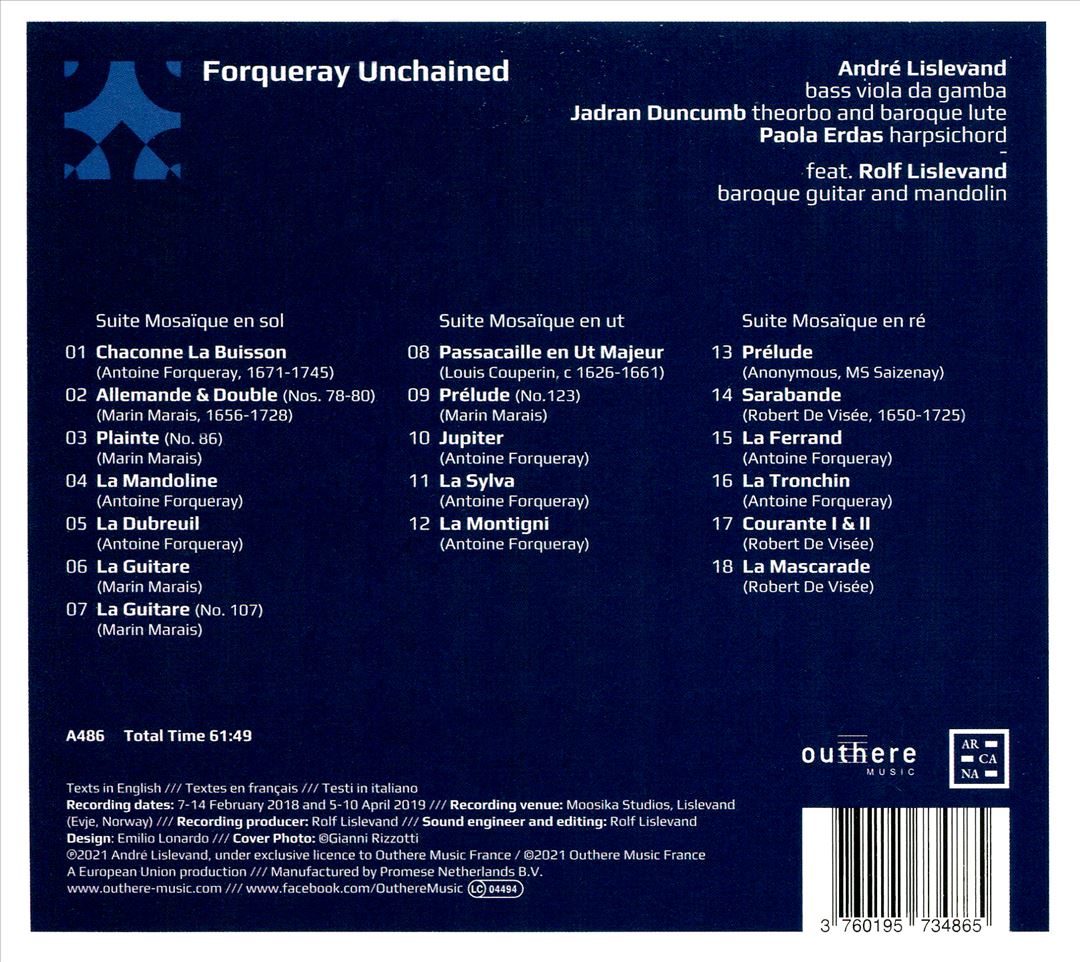 Forqueray Unchained cover art