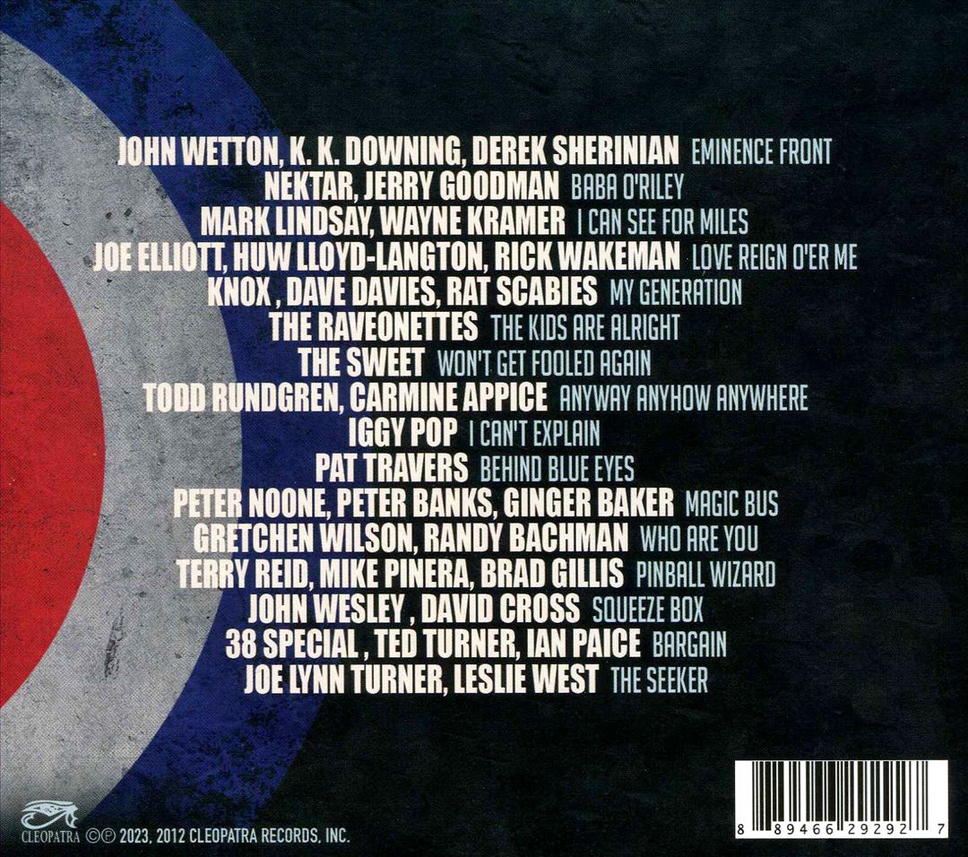 Who Are You: An All-Star Tribute to the Who cover art