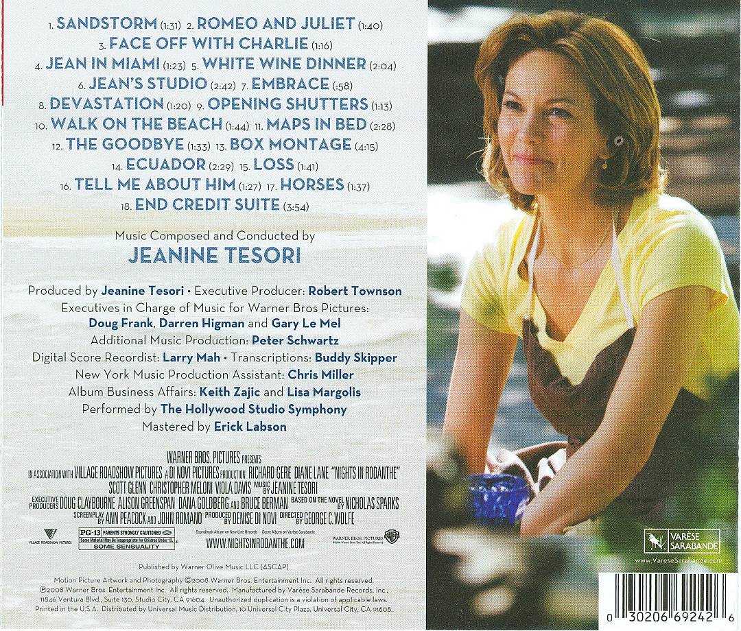 Nights in Rodanthe [Original Motion Picture Score] cover art