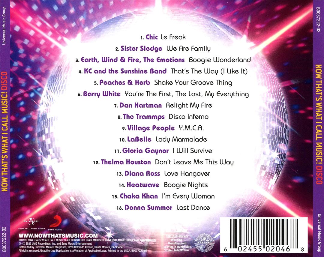 NOW Disco cover art