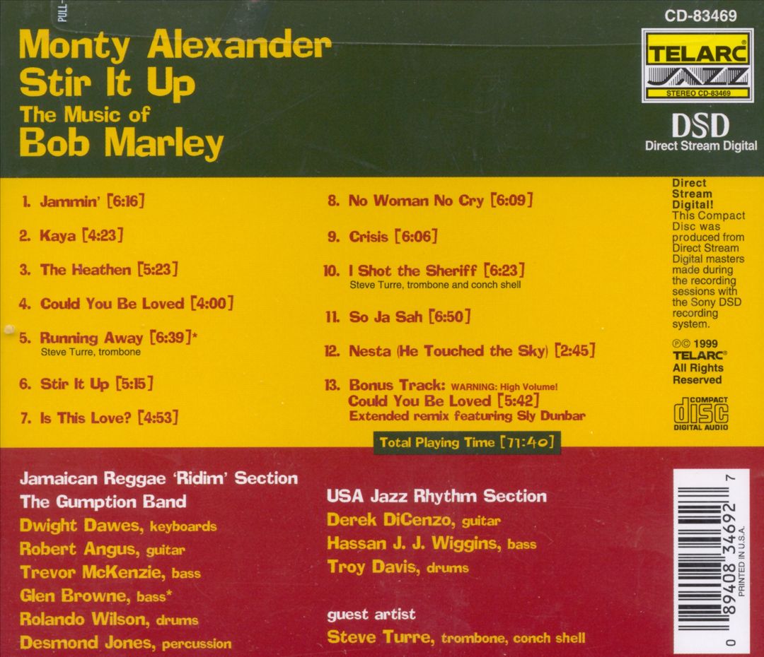 Stir It Up: The Music of Bob Marley cover art