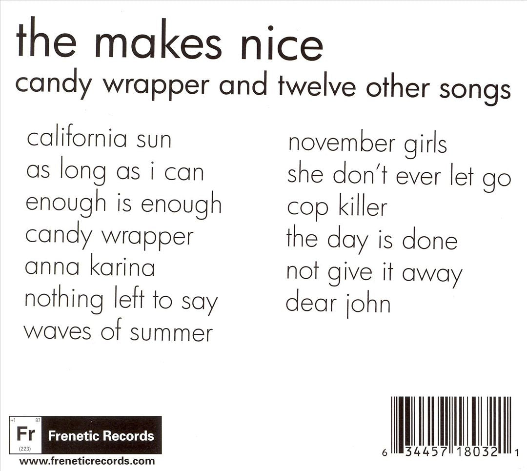 Candy Wrapper & Twelve Other Songs cover art