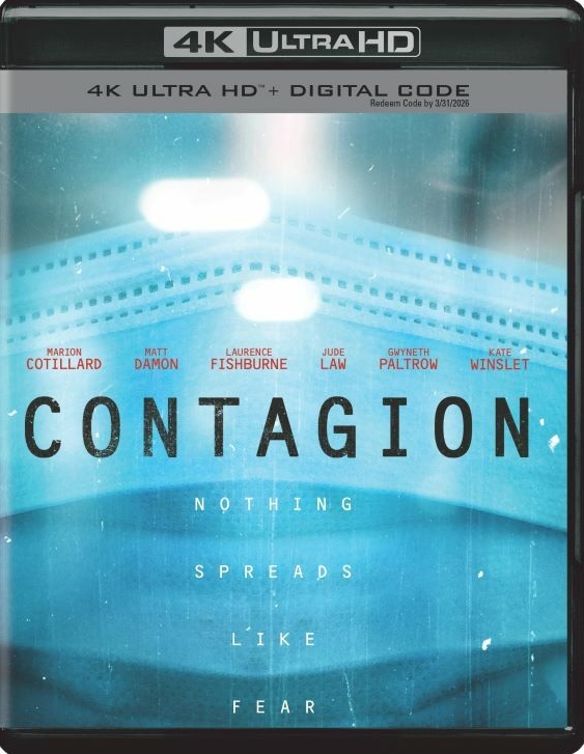 Contagion [4K Ultra HD Blu-ray] cover art