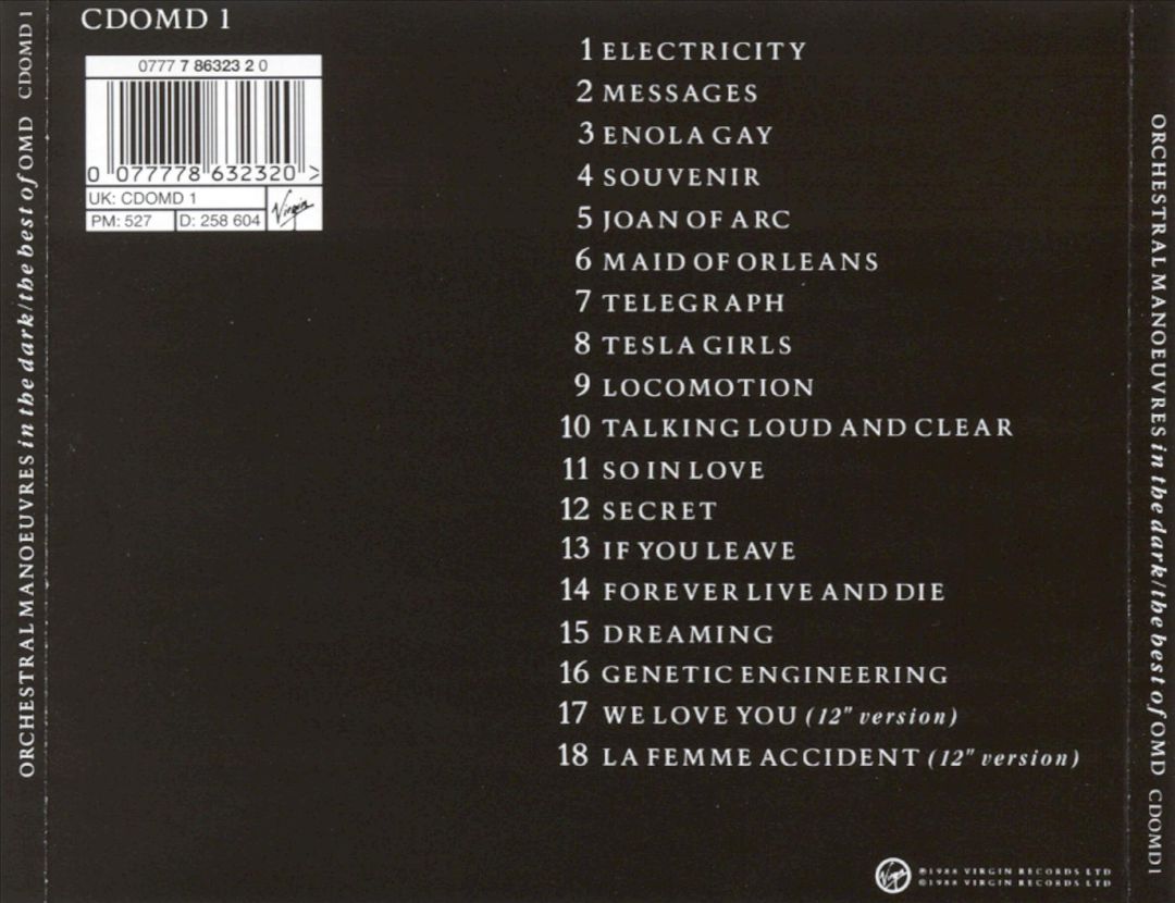 Best of OMD [UK Bonus Tracks] cover art