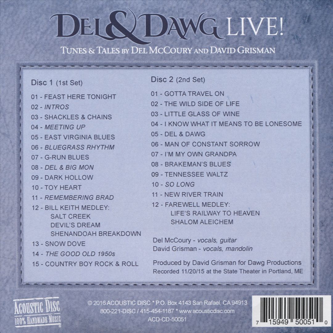 Del & Dawg Live! cover art