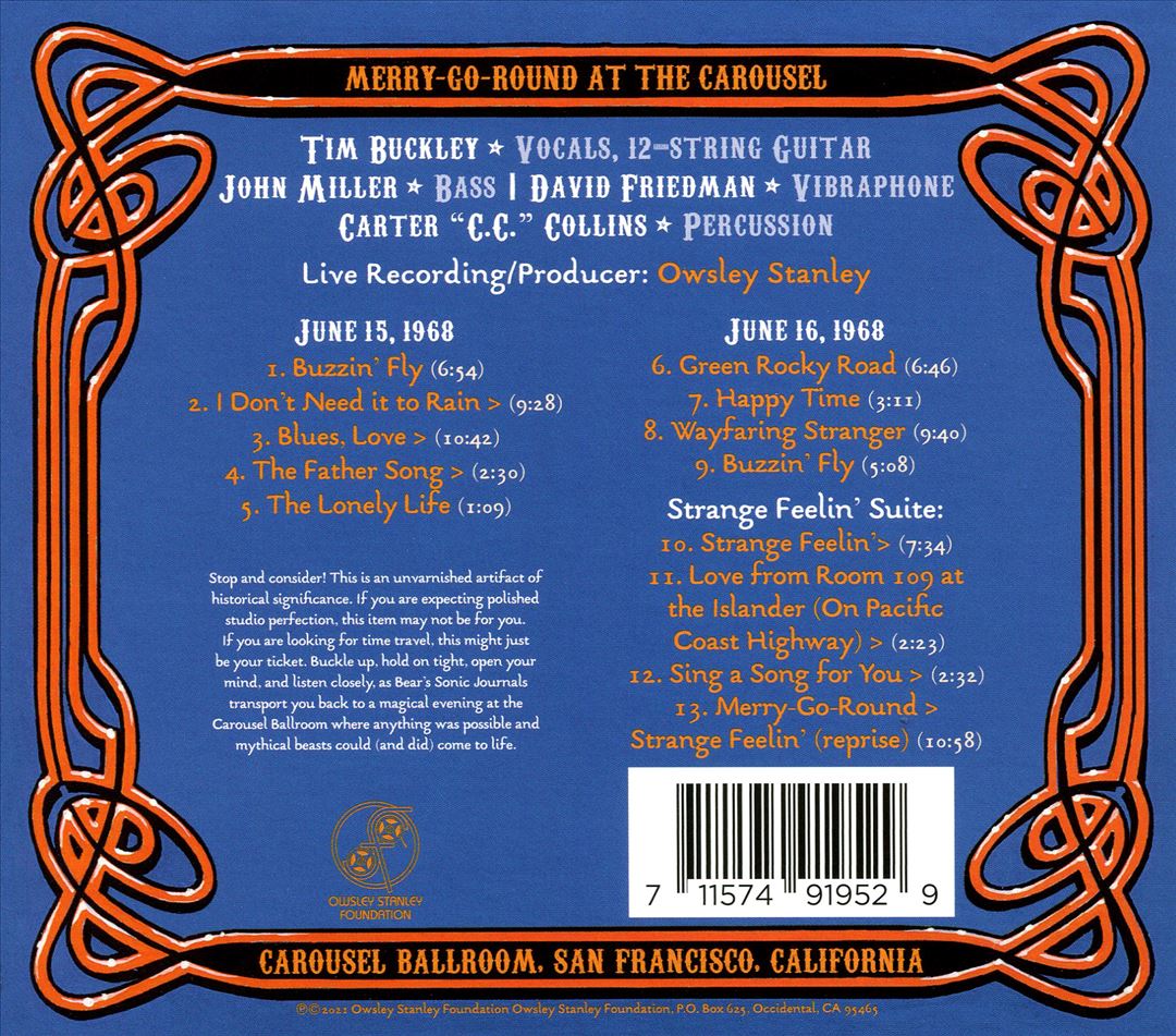 Bear's Sonic Journals: Merry-Go-Round at the Carousel cover art