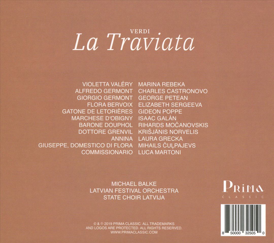 Verdi: La Traviata cover art