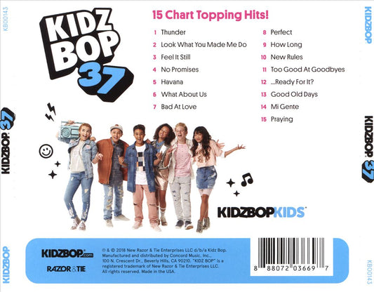 Kidz Bop 37 cover art
