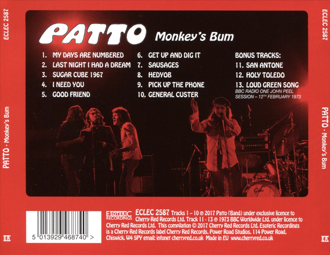 Monkey's Bum [Expanded Edition] cover art