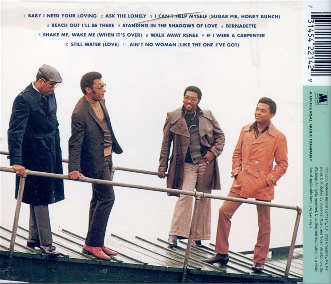 20th Century Masters: The Millennium Collection: Best of the Four Tops cover art