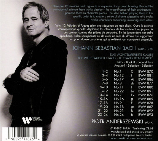 J.S. Bach: Well-Tempered Clavier cover art