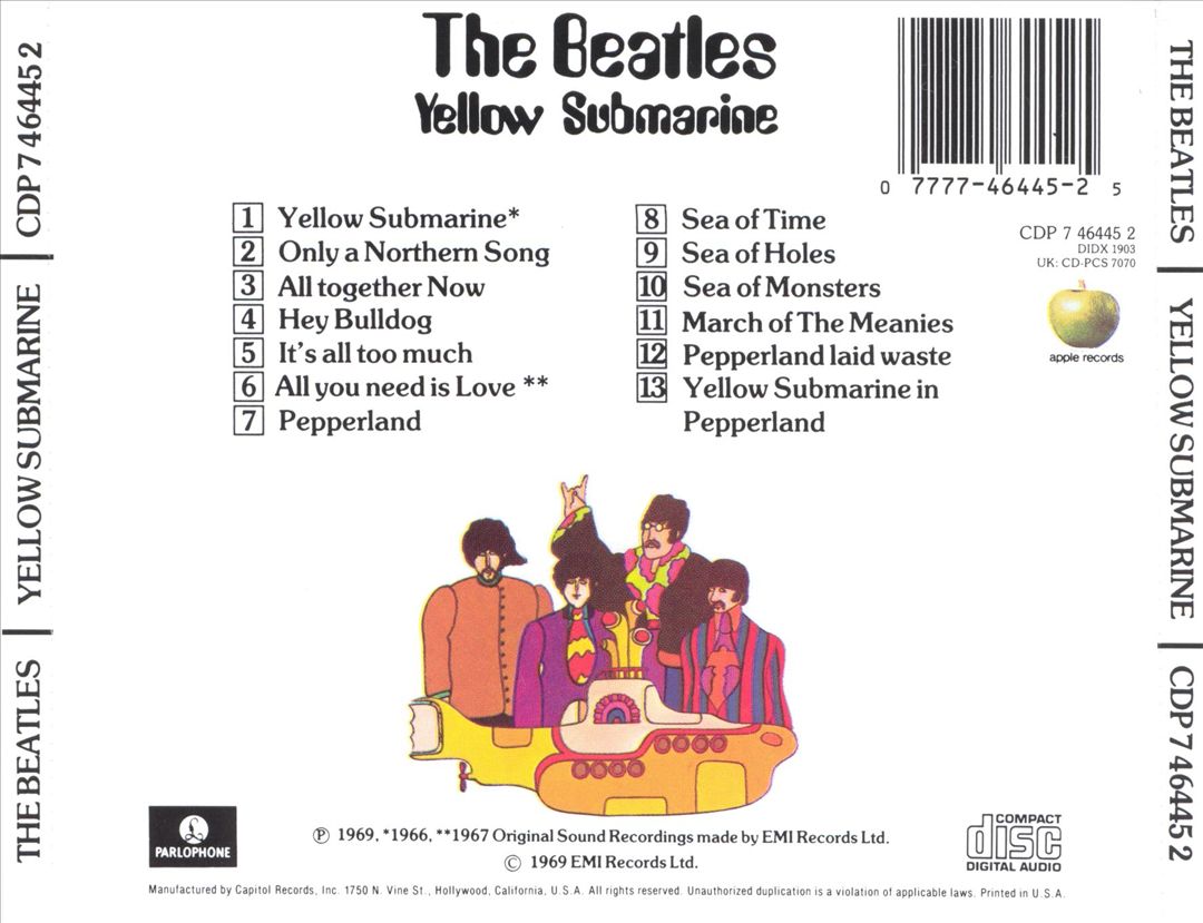 Yellow Submarine cover art