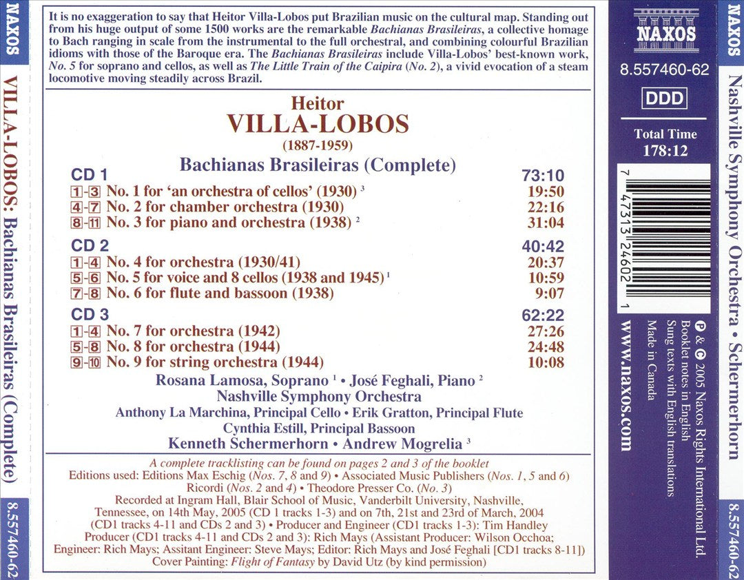 Villa-Lobos: Bachianas Brasileiras (Complete) cover art