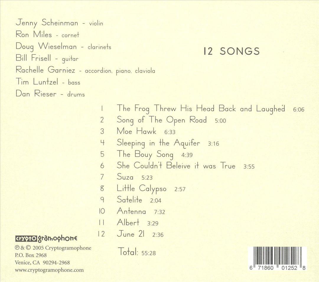 12 Songs cover art