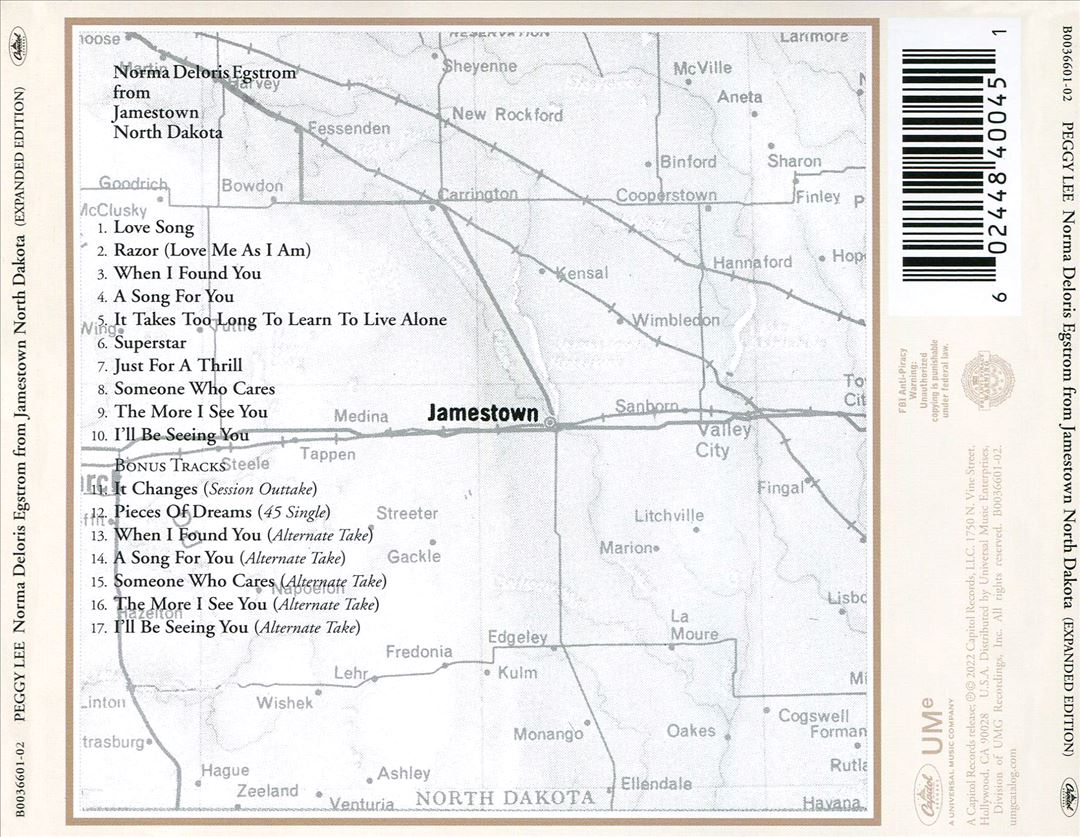 Norma Deloris Egstrom from Jamestown, North Dakota [Expanded Edition] cover art