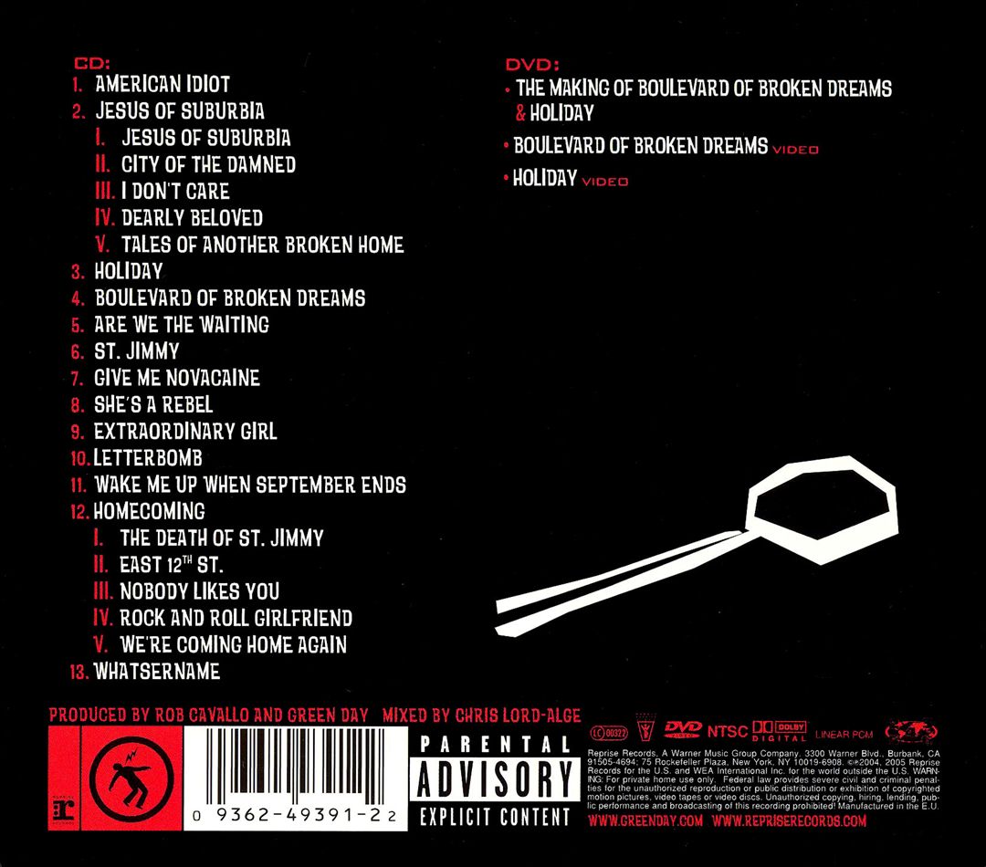American Idiot [Bonus VCD] cover art