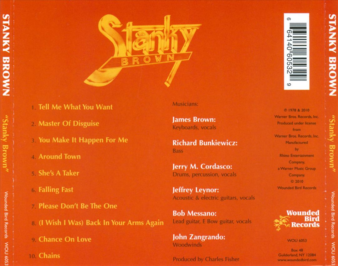 Stanky Brown cover art