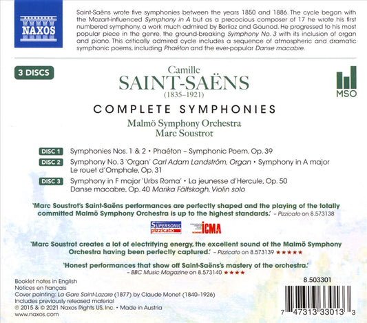 Saint-Saëns: Complete Symphonies cover art