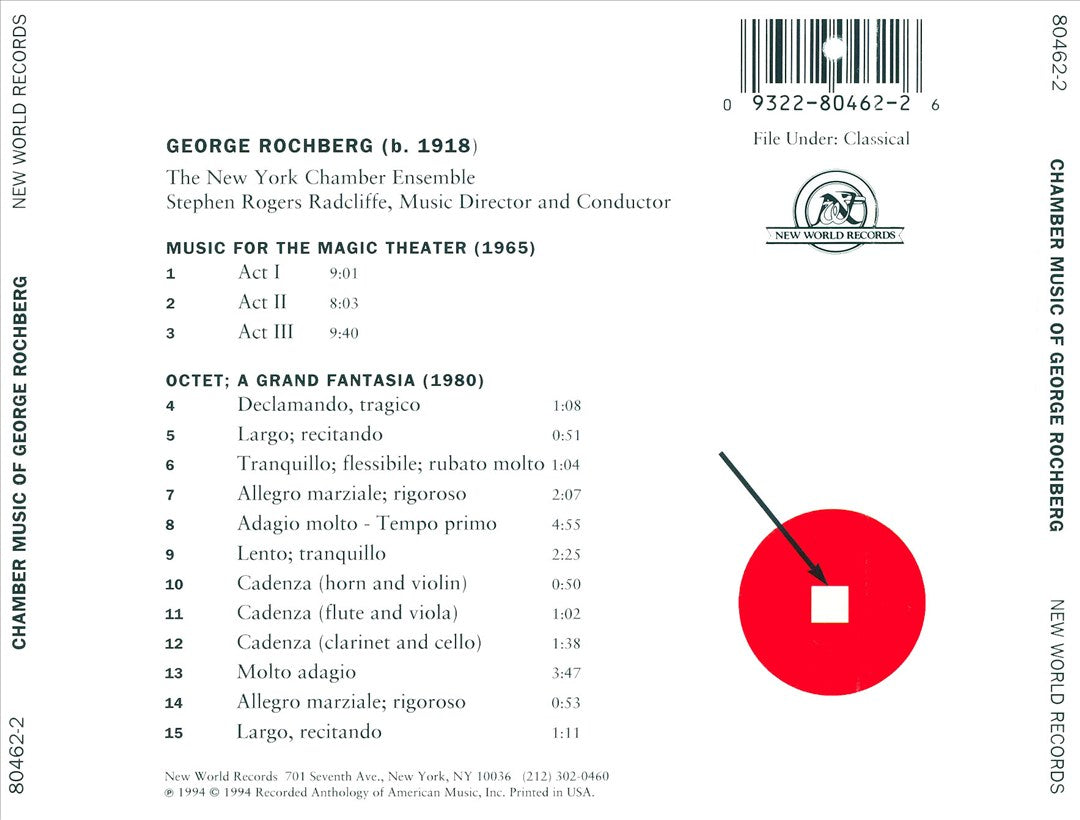 Chamber Music of George Rochberg cover art