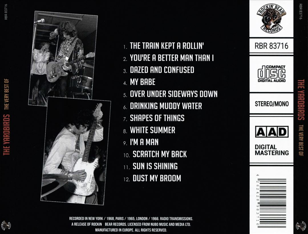 Very Best of the Yardbirds [Blue Line] cover art