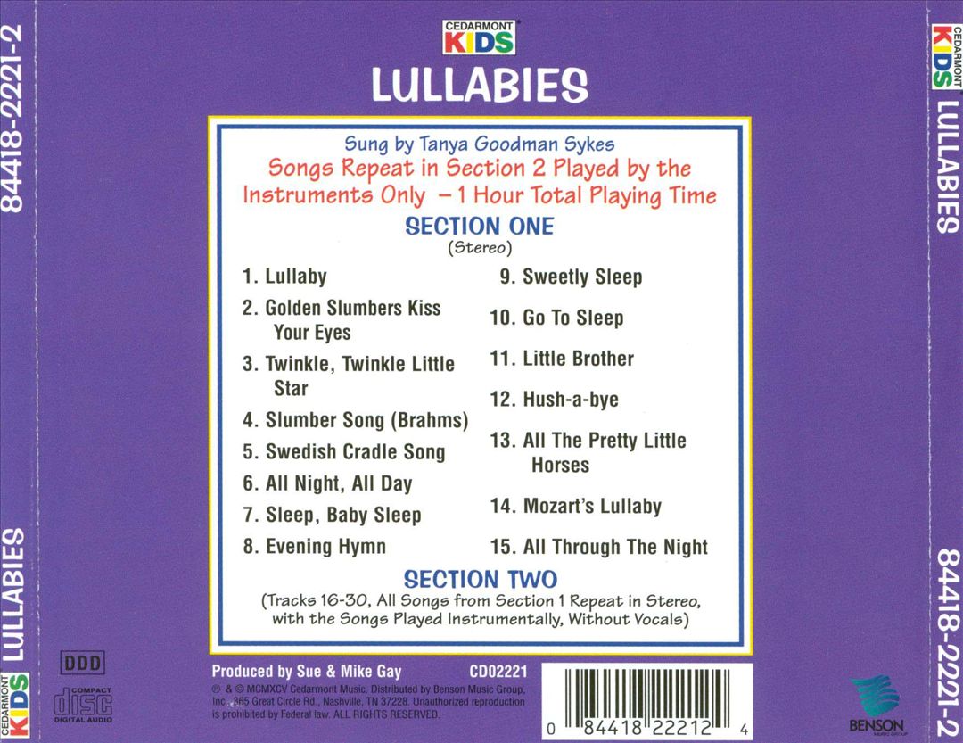 Lullabies cover art