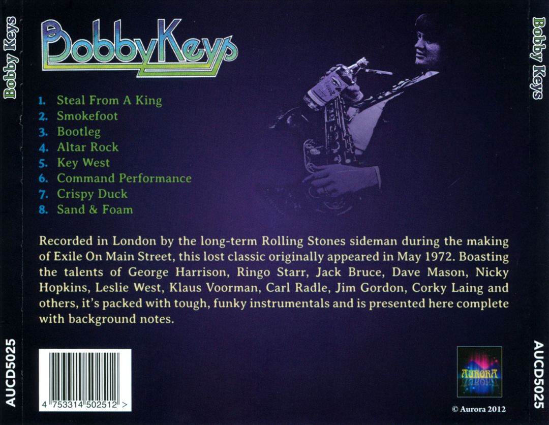 Bobby Keys cover art