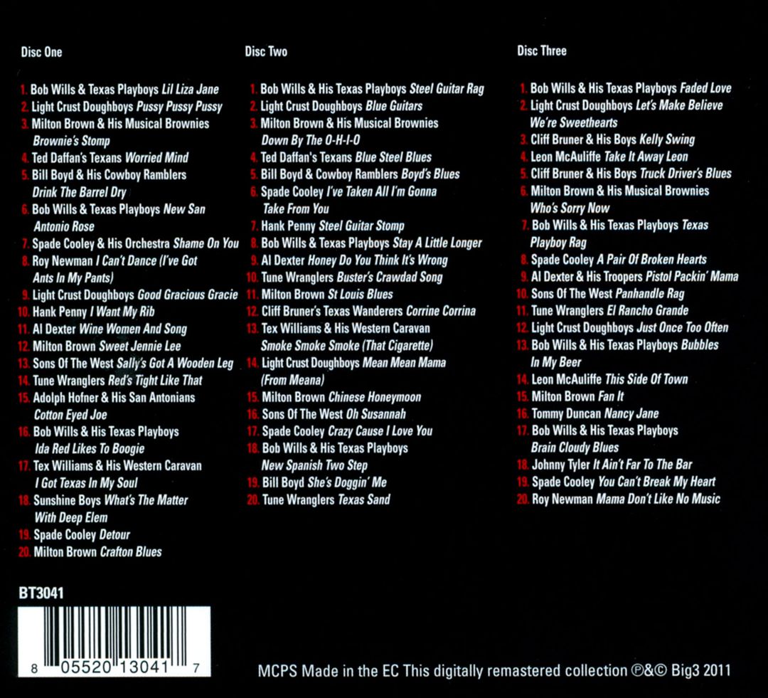Western Swing: the Absolutely Essential 3 Cd Collection cover art
