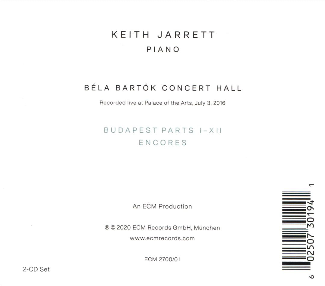 Budapest Concert cover art