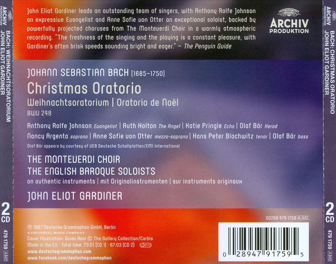 Bach: Christmas Oratorio cover art