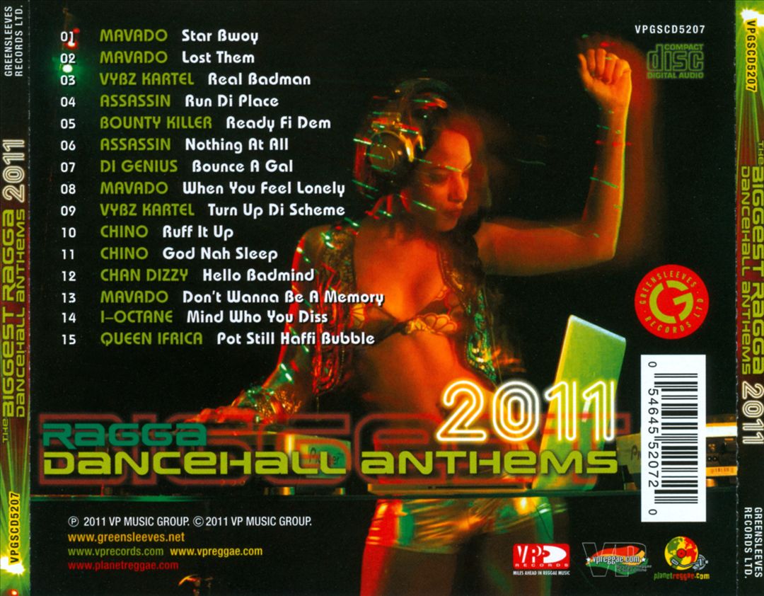 Biggest Ragga Dancehall Anthems 2011 cover art
