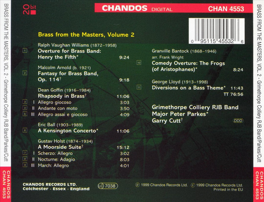 Brass for the Masters, Vol. 2 cover art