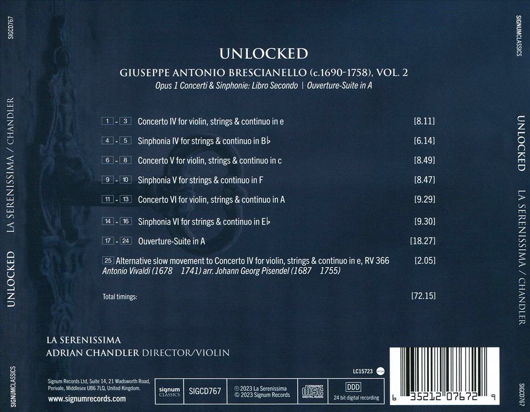 Unlocked: Brescianello, Vol. 2 cover art