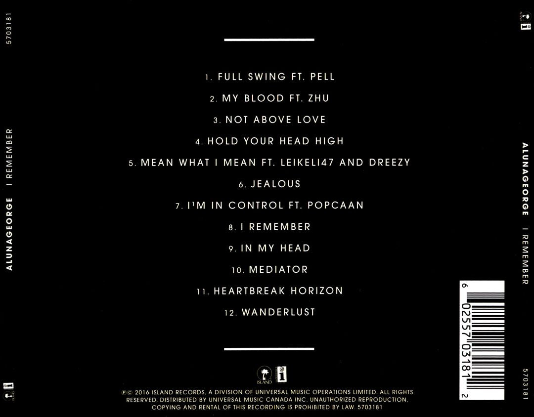 I Remember cover art