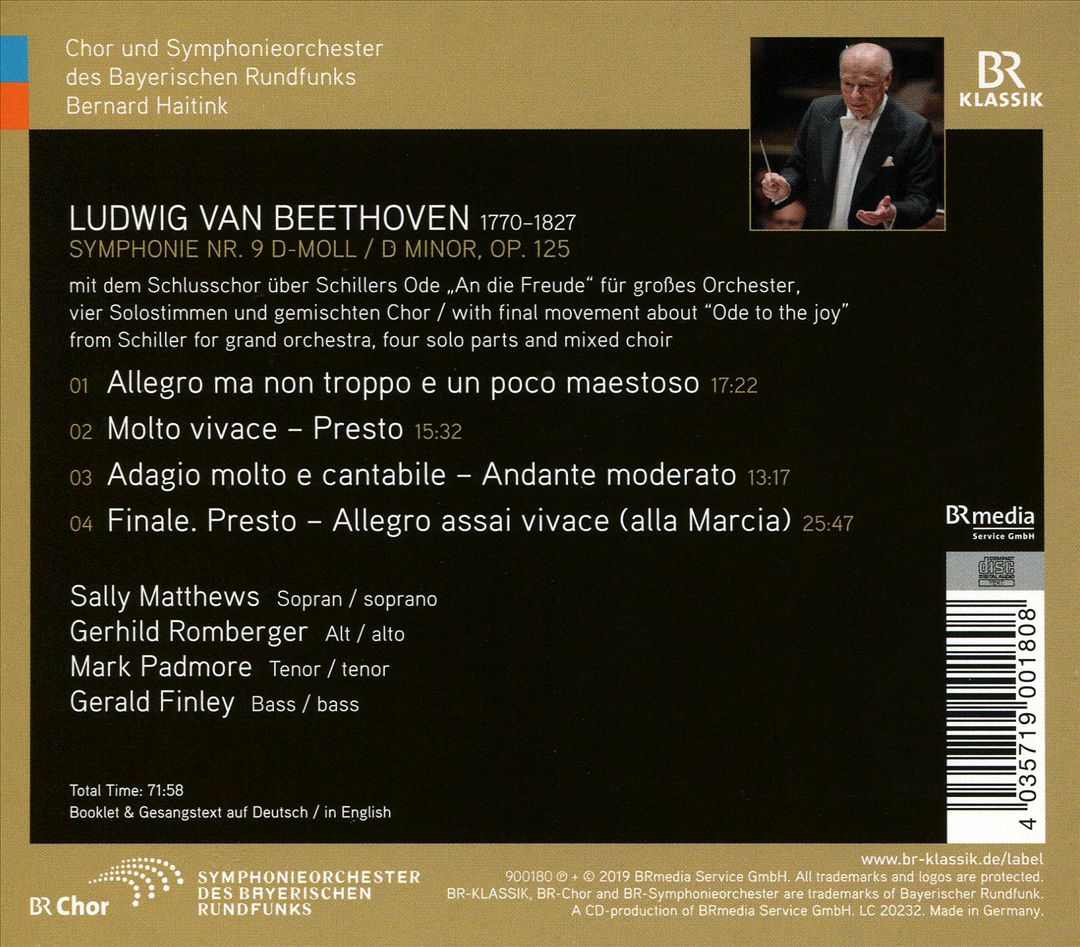 Beethoven: Symphony No. 9 cover art