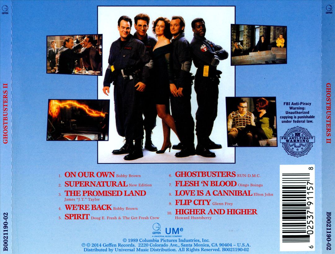 Ghostbusters II cover art