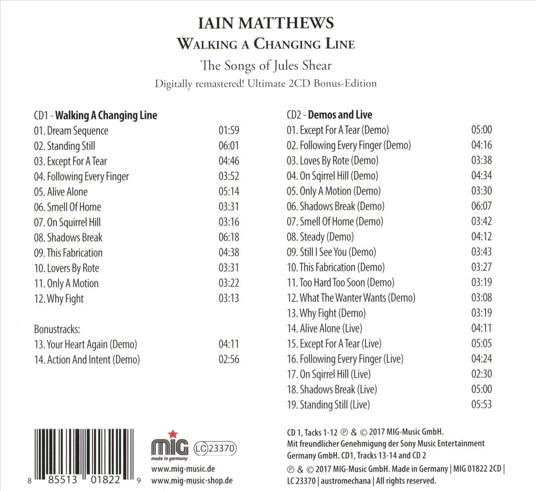 Walking a Changing Line cover art