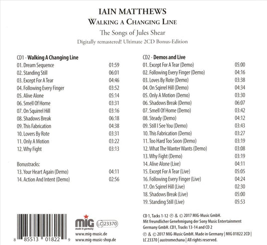 Walking a Changing Line cover art