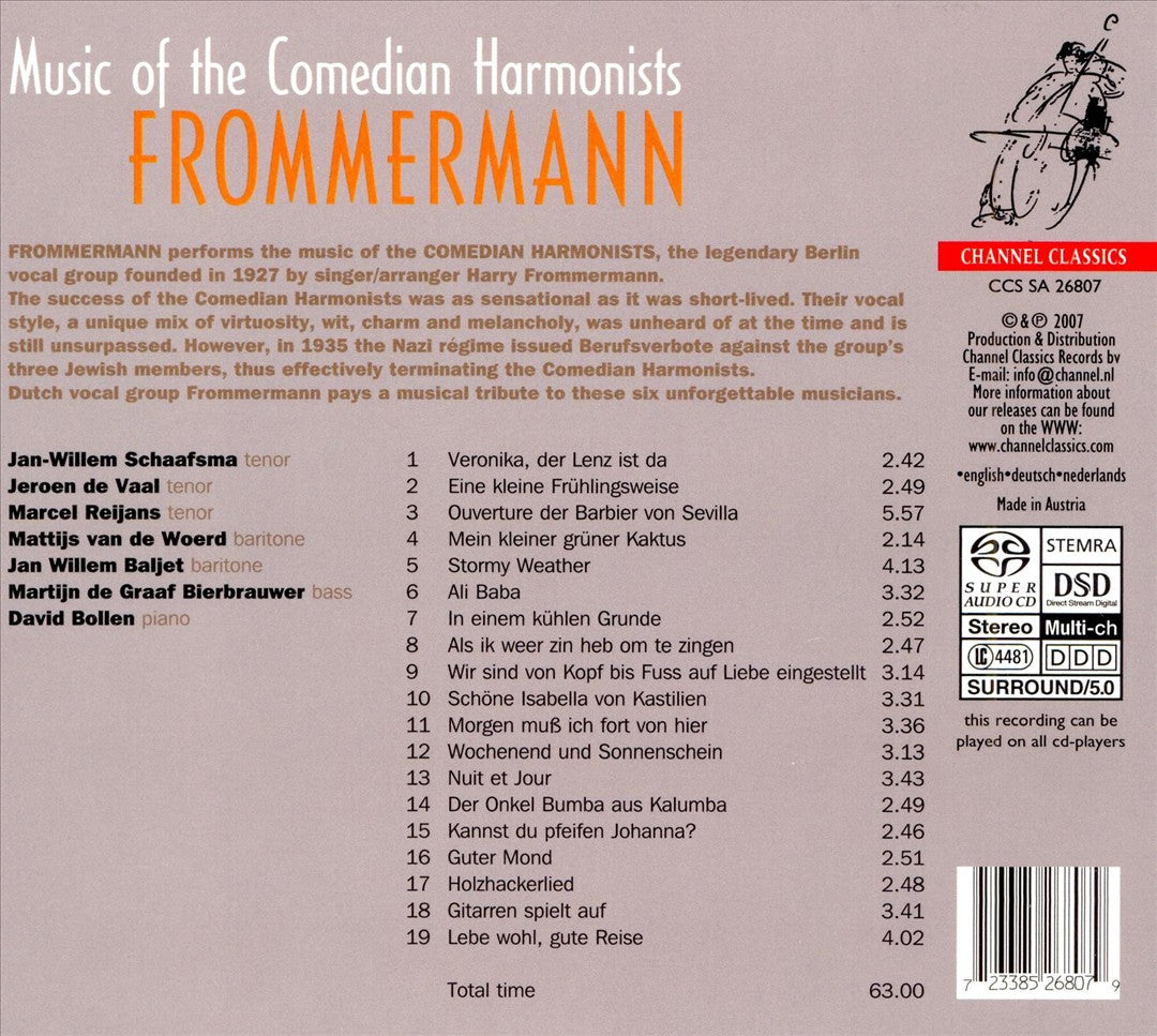Music of the Comedian Harmonists cover art
