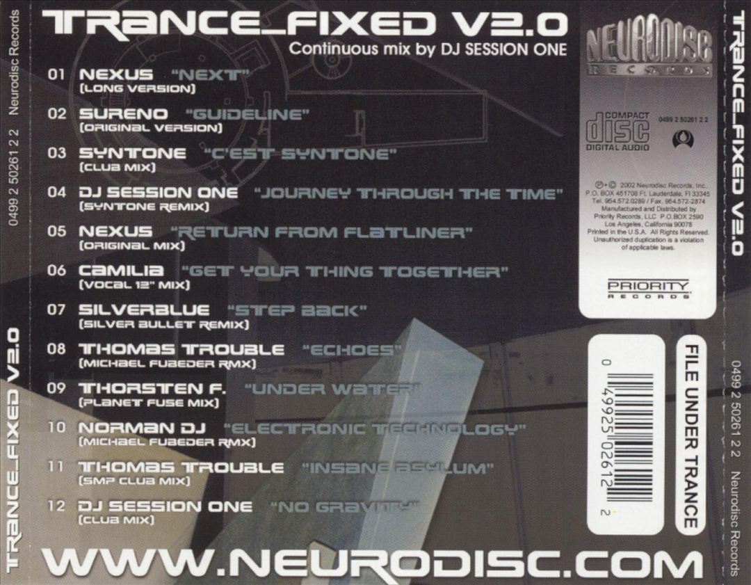 Trance Fixed, Vol. 2 cover art