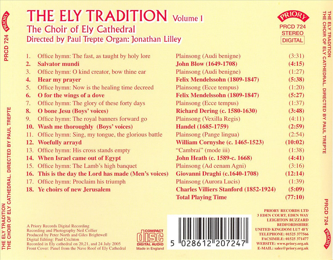 Ely Tradition, Vol. 1 cover art
