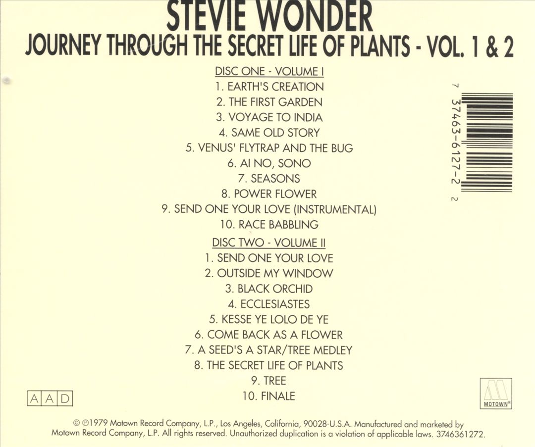 Journey Through the Secret Life of Plants cover art