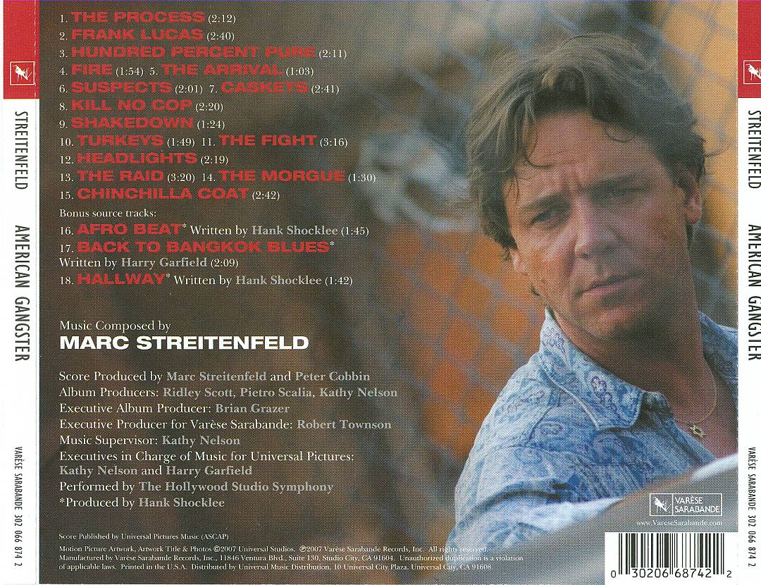 American Gangster [Original Score] cover art