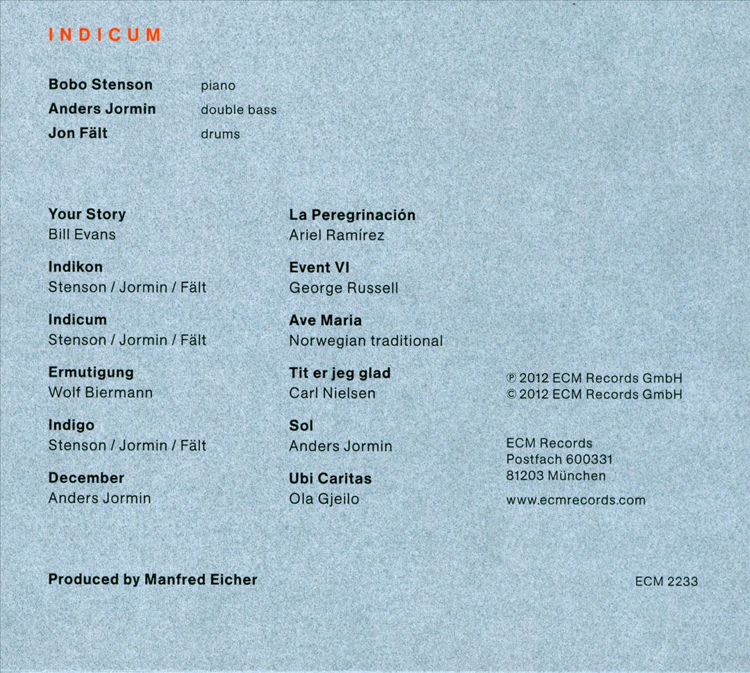 Indicum cover art