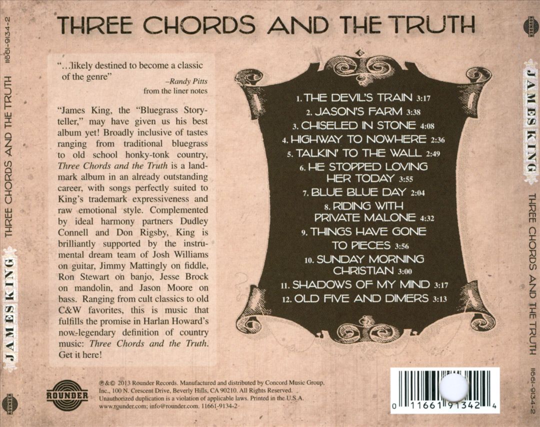 Three Chords & the Truth cover art