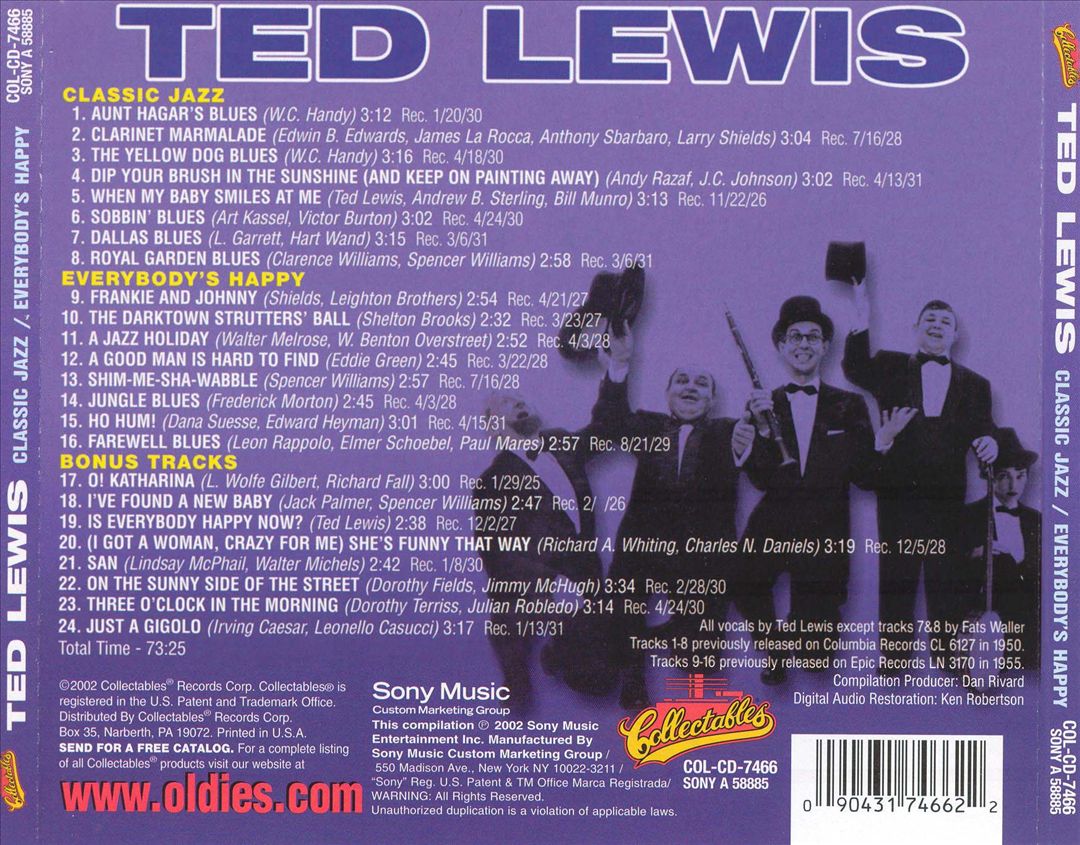 Classic Jazz/Everybody's Happy cover art