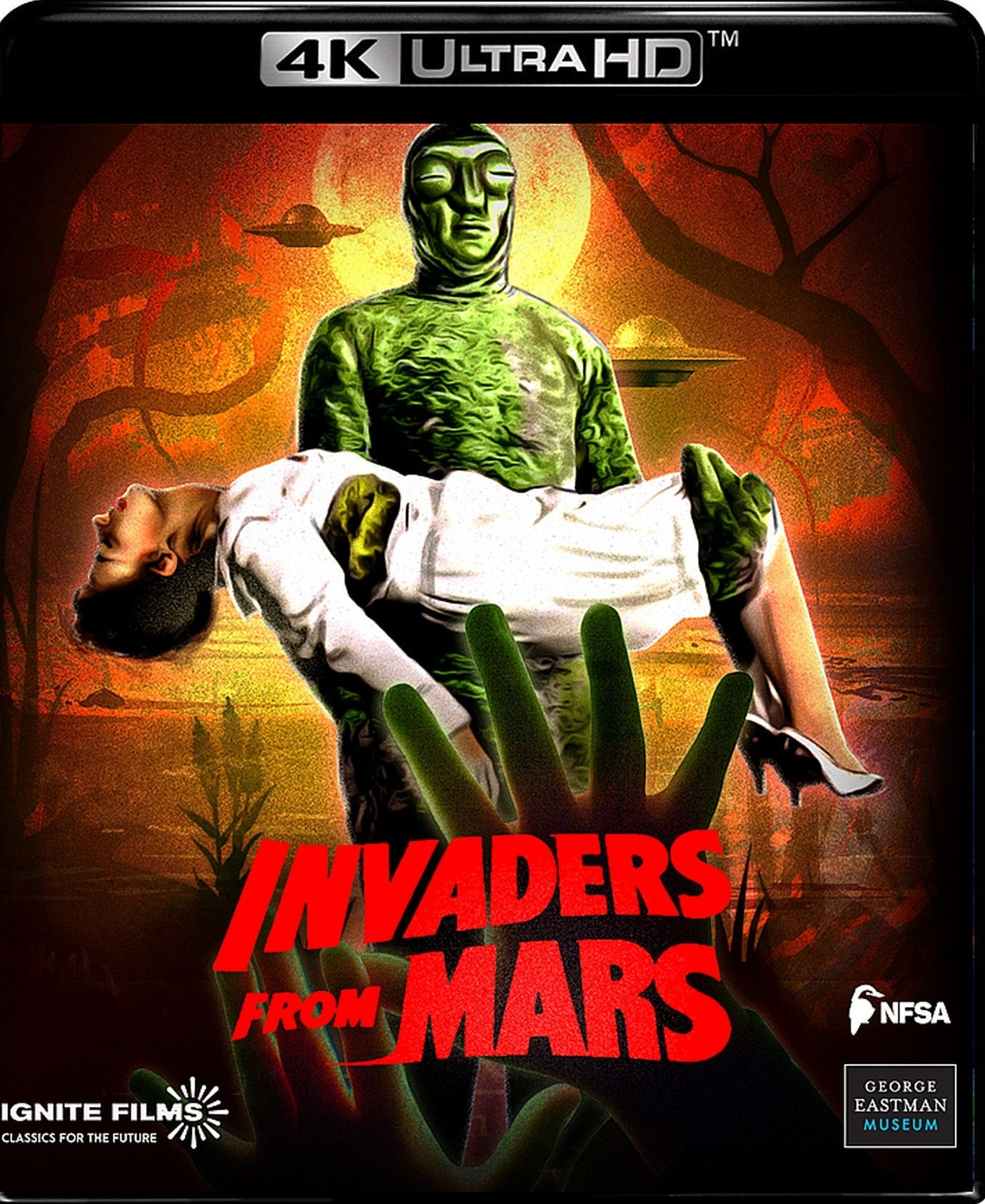Invaders from Mars [4K Ultra HD Blu-ray] cover art