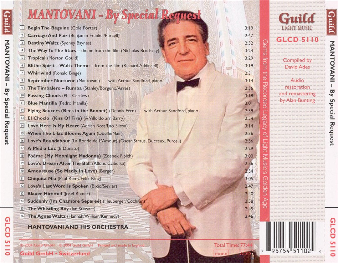 Golden Age of Light Music: Mantovani by Special Request cover art