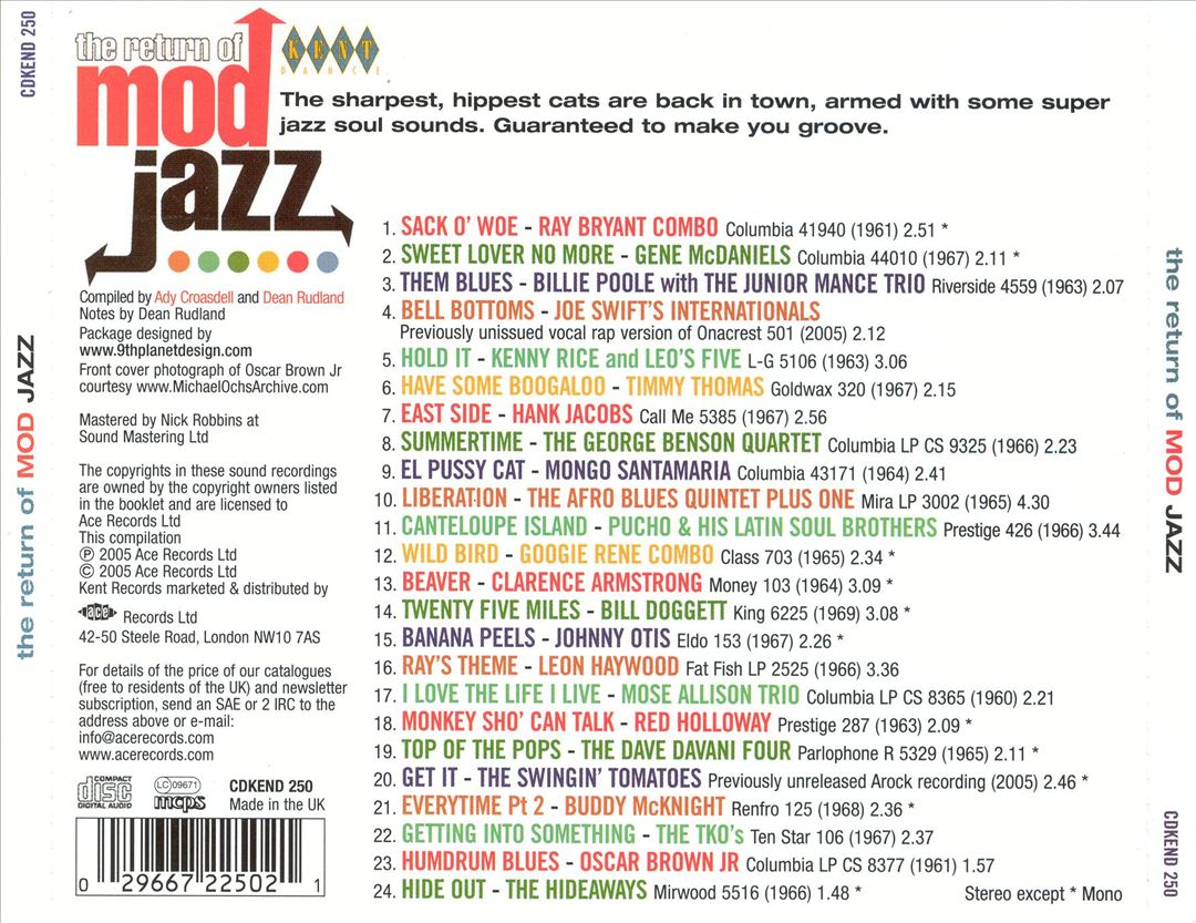 Return of Mod Jazz cover art