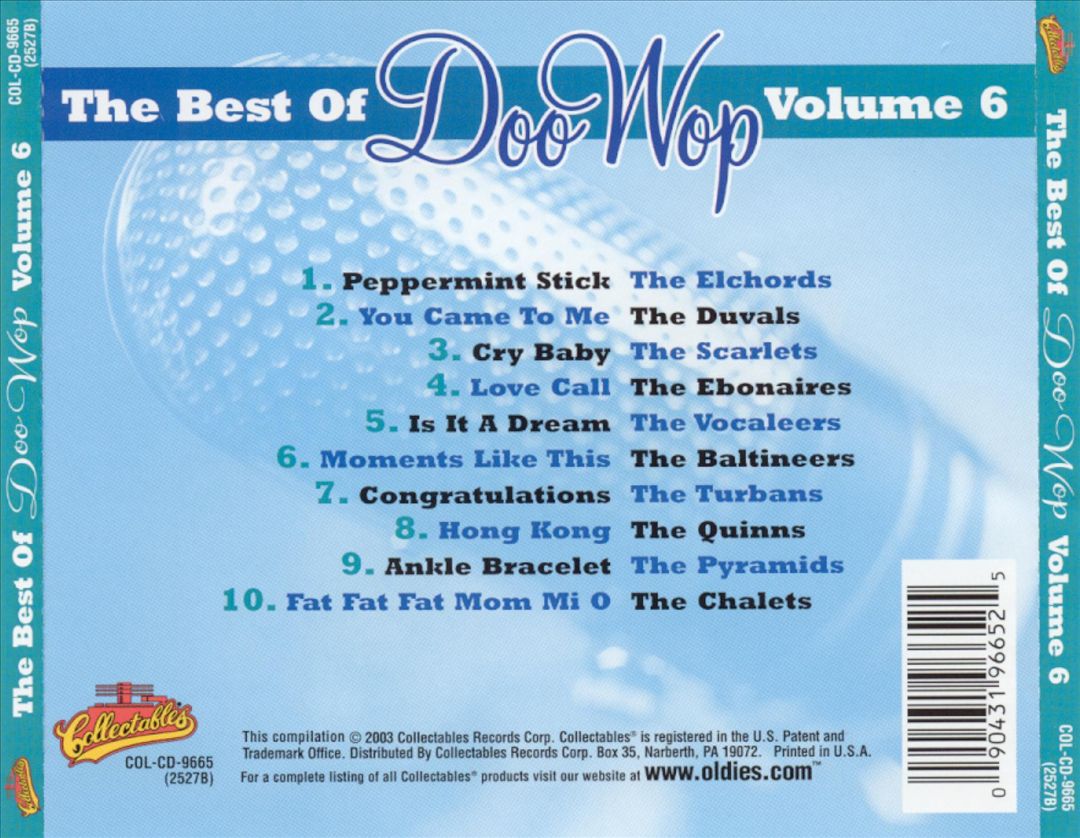 Best of Doo Wop, Vol. 6 cover art